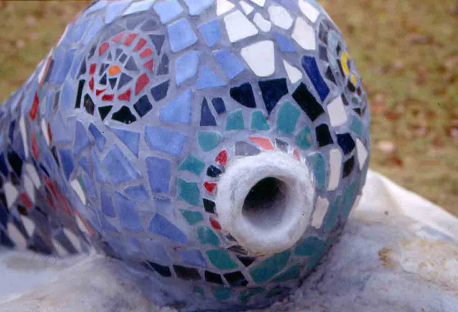 Mosaikskulptur Fisch
