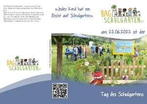 Flyer Tag des Schulgartens, © BAG Schulgarten e.V. 