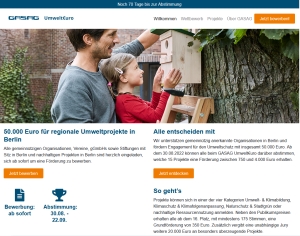 Screenshot www.gasag-umwelt.de
