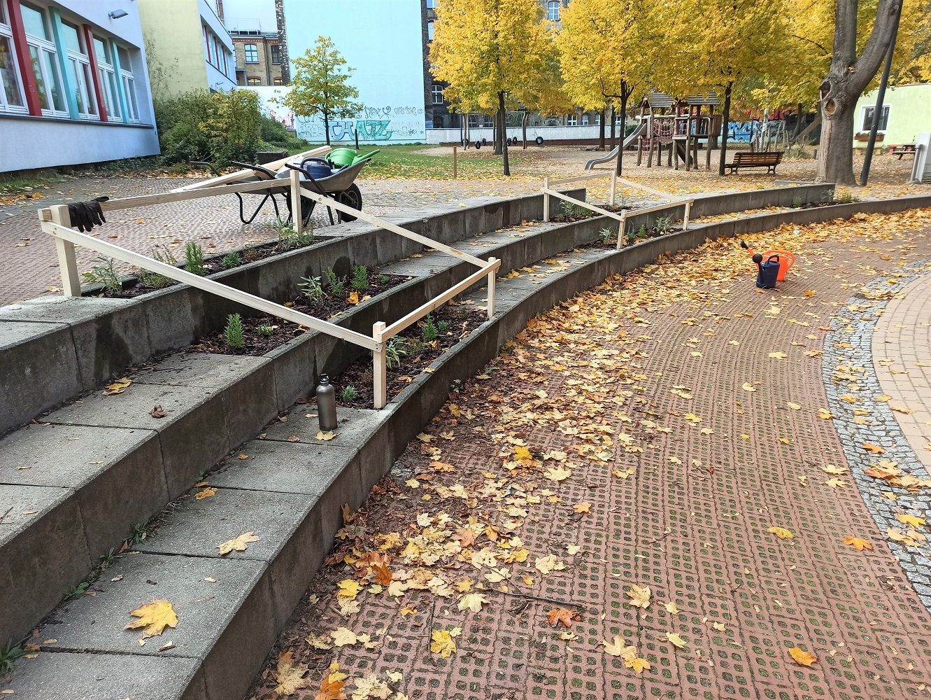 Hunsrück-Grundschule Herbstpflanzaktion